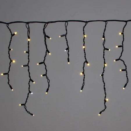 Cветодиодная гирлянда Sneha бахрома 230V теплый белый мерцающий A-520 LED WW/W FLASH