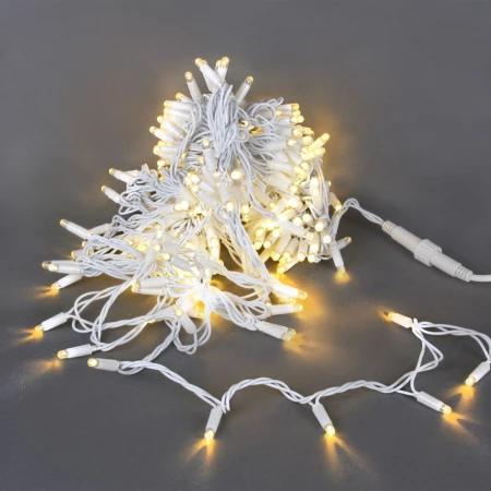 Уличная светодиодная гирлянда Sneha нить 230V теплый белый постоянный A-047B WW