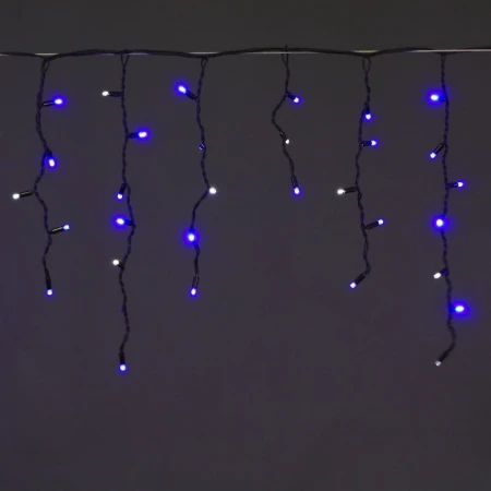 Cветодиодная гирлянда Sneha бахрома 230V синий/белый мерцающий A-057A BL/W FLASH