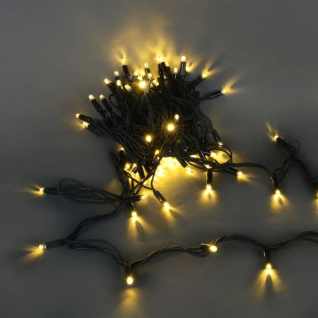 Уличная светодиодная гирлянда Sneha нить 24V теплый белый A-504A WW