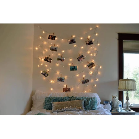 Светодиодная гирлянда Globo белая от батареек 29951-20