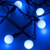 Уличная светодиодная гирлянда Ardecoled шарики 230V синий ARD-Ball-Classic-D23-20000-Black-160Led Blue 025629 Уличная светодиодная гирлянда Ardecoled шарики 230V синий ARD-Ball-Classic-D23-20000-Black-160Led Blue 025629