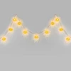 Светодиодная гирлянда Eurosvet нить 230V 400-003 золото/теплый белый с эффектом мерцания