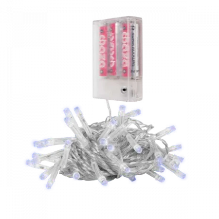 Светодиодная гирлянда ФАZA нить холодный белый DC-G01-80W