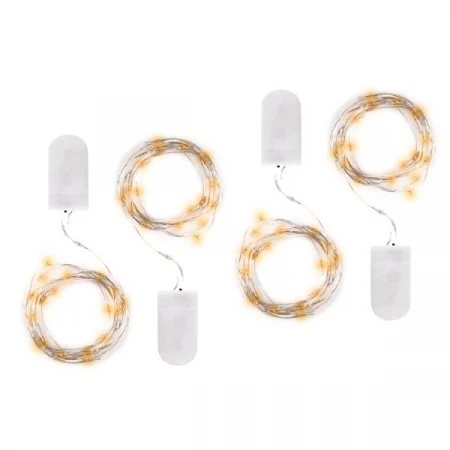 Светодиодная гирлянда ФАZA роса жёлтая (4шт) DC-G05-20YS4