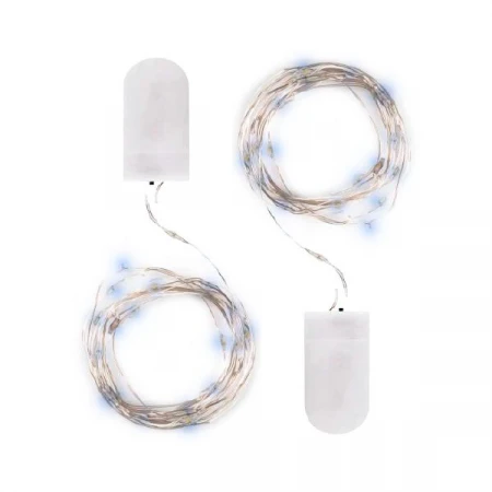 Светодиодная гирлянда ФАZA роса холодный белый (2шт) DC-G05-20WS2