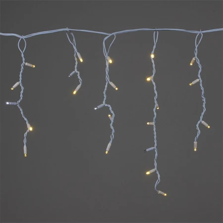 Cветодиодная гирлянда Sneha бахрома 230V белый мерцающий A-057B WW/W FLASH