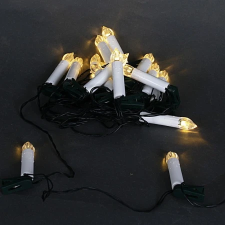 Cветодиодная гирлянда Sneha Свечи 230V теплый белый статичный A-480