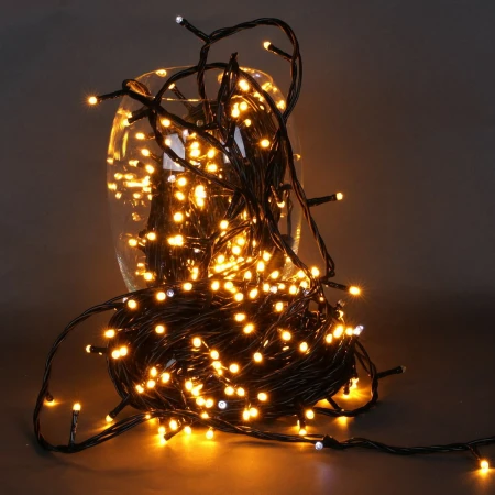 Cветодиодная гирлянда Sneha нить 230V желтый A-047R YL FLASH