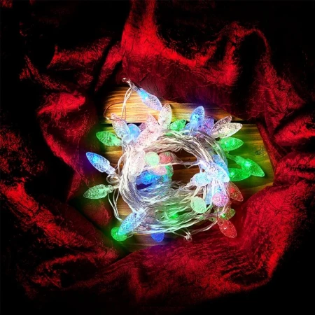 Гирлянда-нить новогодняя General "ШИШКИ" GLFG-50-500-IP20-XC-RGB 50 диодов 5м с контроллером 8 режимов