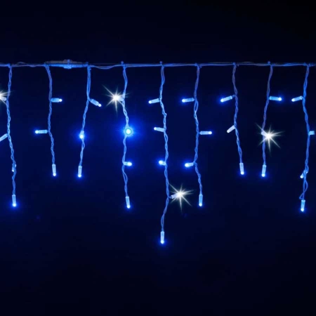 Гирлянда новогодняя General "Бахрома" GLFG-48-180-50-IP20-FL-B 48 диодов 1.8x0.5 м с контр 8 режимов