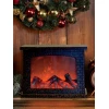 Фигурка светодиодная «Камин» 21x28см Uniel ULD-L2821-005/DNB/Red Brown Fireplace UL-00007291
