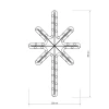 Светодиодная фигура Ardecoled Звездочка ARD-Star-M2-380X250-36Led Warm 025313 Светодиодная фигура Ardecoled Звездочка ARD-Star-M2-380X250-36Led Warm 025313