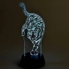Светодиодная фигура Uniel ULI-M506 RGB/3AA Tiger/Black UL-00008401 Светодиодная фигура Uniel ULI-M506 RGB/3AA Tiger/Black UL-00008401