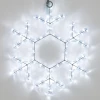 Светодиодная фигура Ardecoled Снежинка ARD-Snowflake-M7-450X375-126Led White 034249 Светодиодная фигура Ardecoled Снежинка ARD-Snowflake-M7-450X375-126Led White 034249