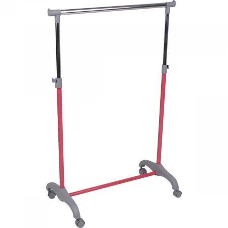 Гардеробная вешалка AksHome Mix на колесах, розовый, металл 77670