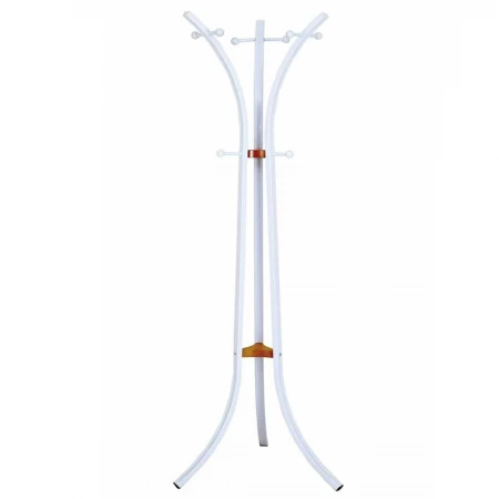 Напольная вешалка AksHome Spiner белый, металл 69043