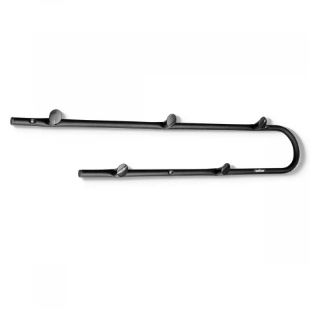 Настенная вешалка Sheffilton SHT-WH26 черный муар/черный 3288873701