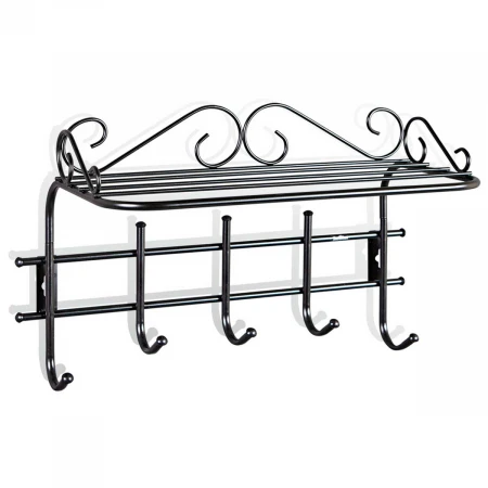 Настенная вешалка Sheffilton Грация черный/черный 8266018901