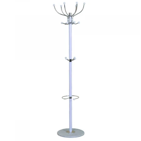 Напольная вешалка AksHome Beta белый, металл 50629