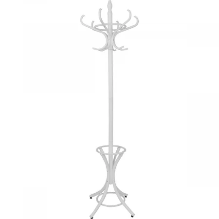 Напольная вешалка AksHome Siena белый, дерево 77650