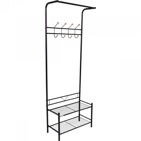 Гардеробная вешалка AksHome Maya черный, металл 77652