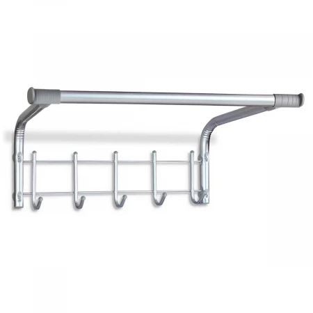 Настенная вешалка Sheffilton SHT-WH6 хром лак/серый 8271522801