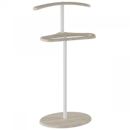 Костюмная вешалка Калифорния Универсальная мини Дуб беленый/Белый 8002793204