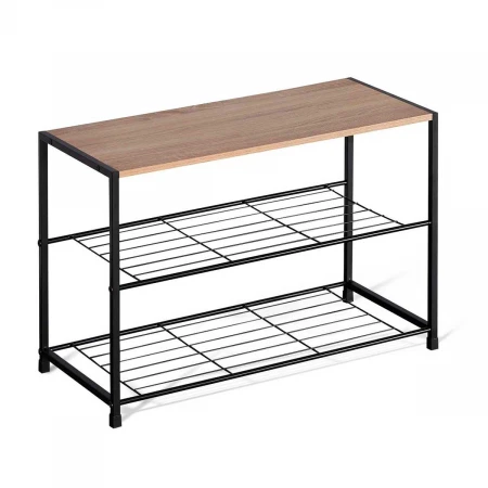 Обувница Sheffilton SHT-SR12 черный/скандинавский орех 9433663501