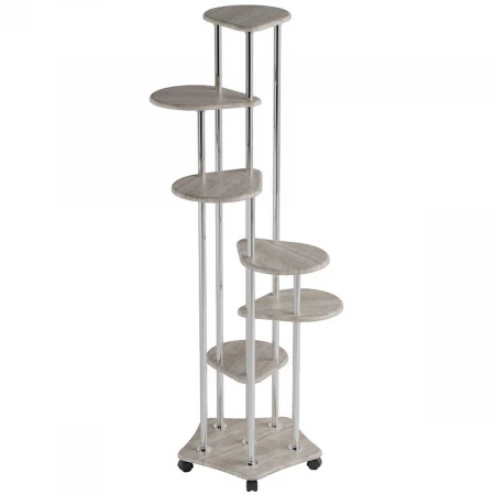 Подставка для цветов Калифорния Шестерочка дуб беленый 5508278901