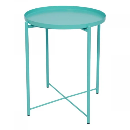 Журнальный стол AksHome Trick зеленый, d 420*520 91083