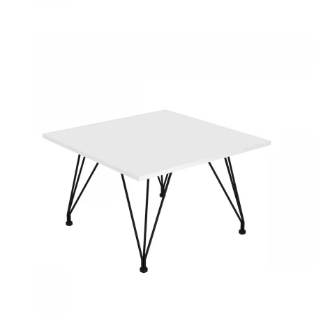 Журнальный стол Sheffilton SHT-TU29/H36/ЛДСП 60/60 черный муар/белый 6983824402