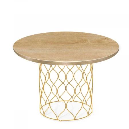 Журнальный стол Sheffilton SHT-TU49/ЛДСП 60 золото/дуб песочный 5072218107