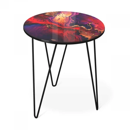 Журнальный стол Sheffilton SHT-CT27 амарантовый/черный муар 4007482106