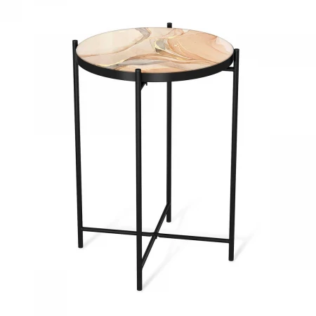 Журнальный стол Sheffilton SHT-CT8-3 дымчатый топаз/черный муар 5093730102