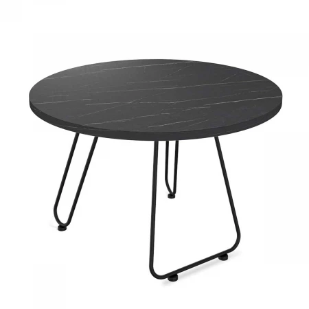 Журнальный стол Sheffilton SHT-S106/ЛДСП 60 черный муар/камень пьетра гриджио черный 8169109002