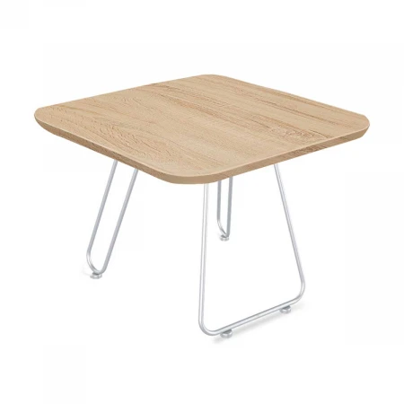 Журнальный стол Sheffilton SHT-S106/ЛДСП 60/60 хром лак/дуб сонома 6416869902