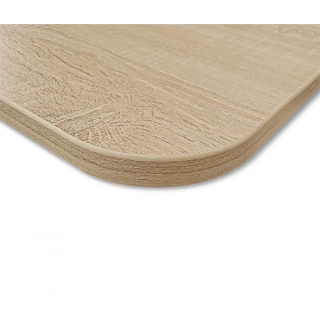 Журнальный стол Sheffilton SHT-S70/ЛДСП 60/60 прозрачный лак/черный/дуб сонома 5246706101