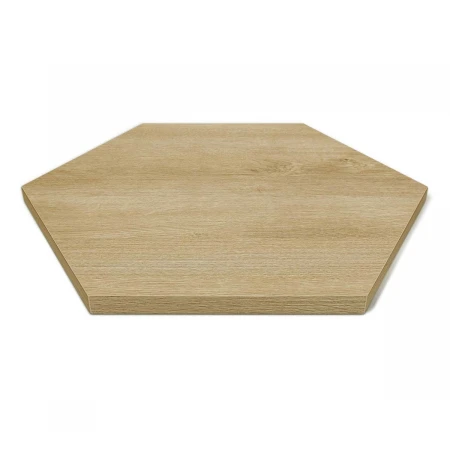 Журнальный стол Sheffilton SHT-TU29/H36/TT20 ЛДСП 60/60 дуб песочный/чёрный муар 5182849801