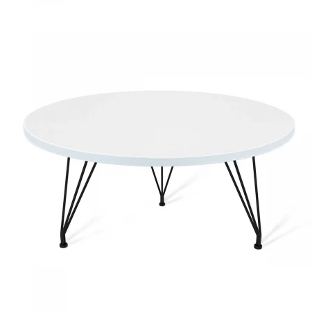 Журнальный стол Sheffilton SHT-TU29/H36/ЛДСП 60 черный муар/белый 1777745004