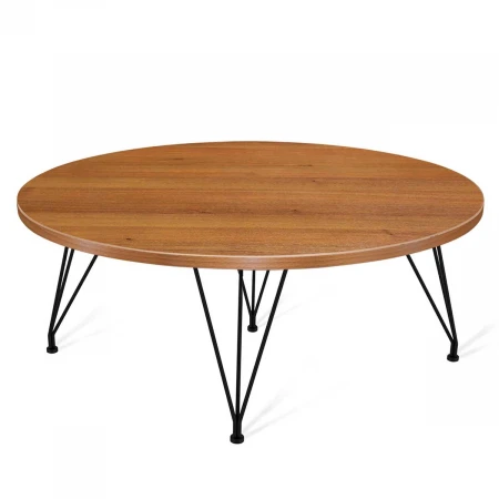 Журнальный стол Sheffilton SHT-TU29/H36/ЛДСП 80 орех/чёрный муар 7800558301