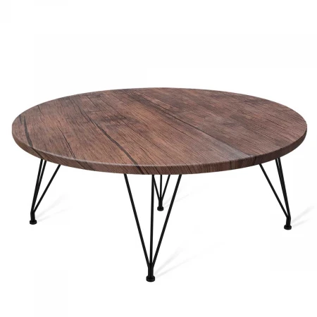 Журнальный стол Sheffilton SHT-TU29/H36/МДФ 70/70 палисандр/чёрный муар 3302213001