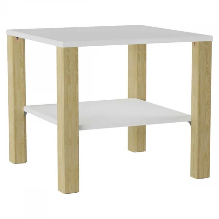 Журнальный стол Калифорния Матео Белый/Дуб янтарный 6081898102