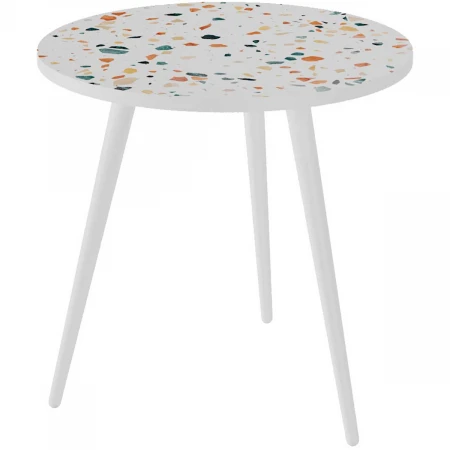 Журнальный стол Калифорния Палладио терраццо белый 6499883401