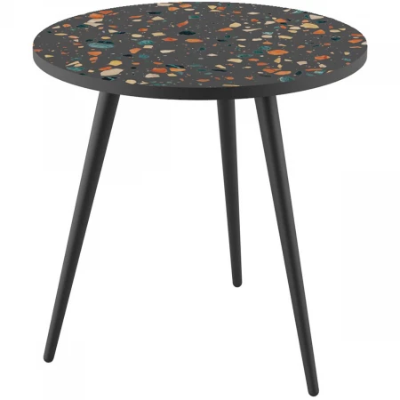 Журнальный стол Калифорния Палладио терраццо черный 6499883403