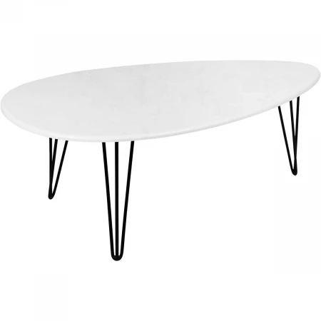 Журнальный стол Калифорния Шеффилд белый бетон 5297671102