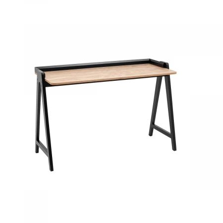 Письменный стол Stool Group Pyramid 118*53 светлое дерево/черный УТ000036012