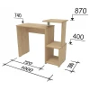 Компьютерный стол Woodville Джаз-30 440397 Компьютерный стол Woodville Джаз-30 440397