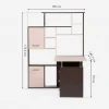 Письменный стол Woodville КС-15 295293 Письменный стол Woodville КС-15 295293
