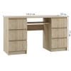Компьютерный стол Woodville Мадера 520984 Компьютерный стол Woodville Мадера 520984